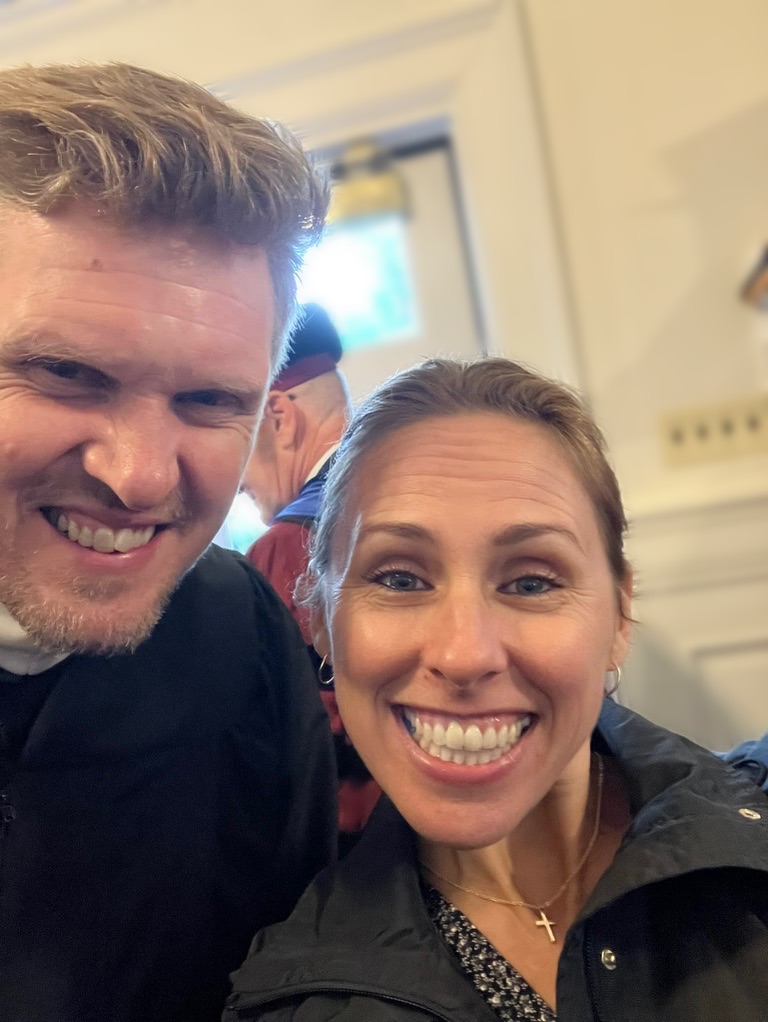 Isaac and Donia Hovet smiling together