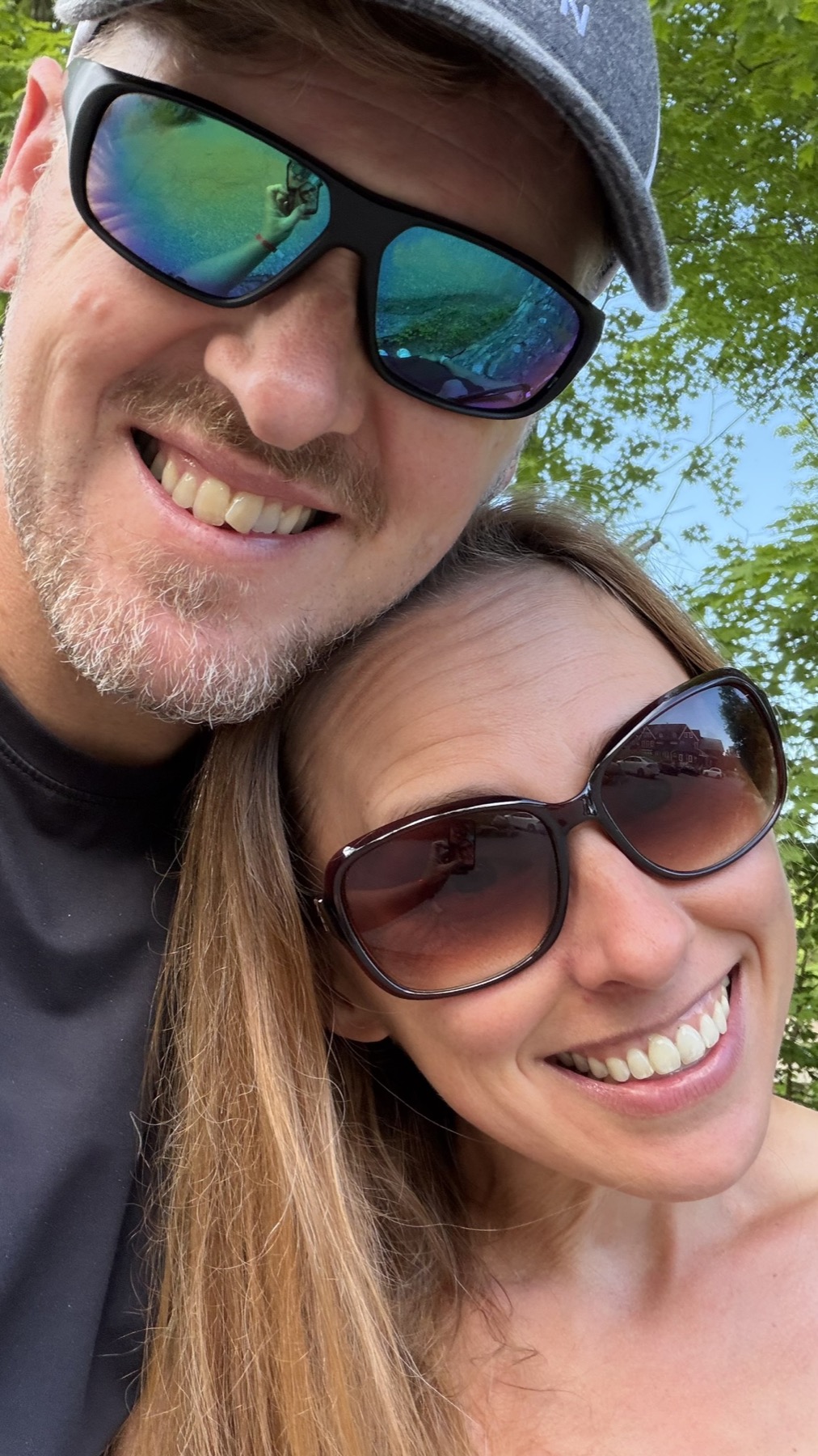 Isaac and Donia Hovet smiling outdoors